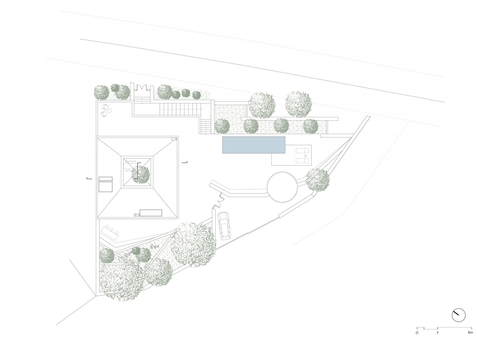 patio house masterplan arta greece