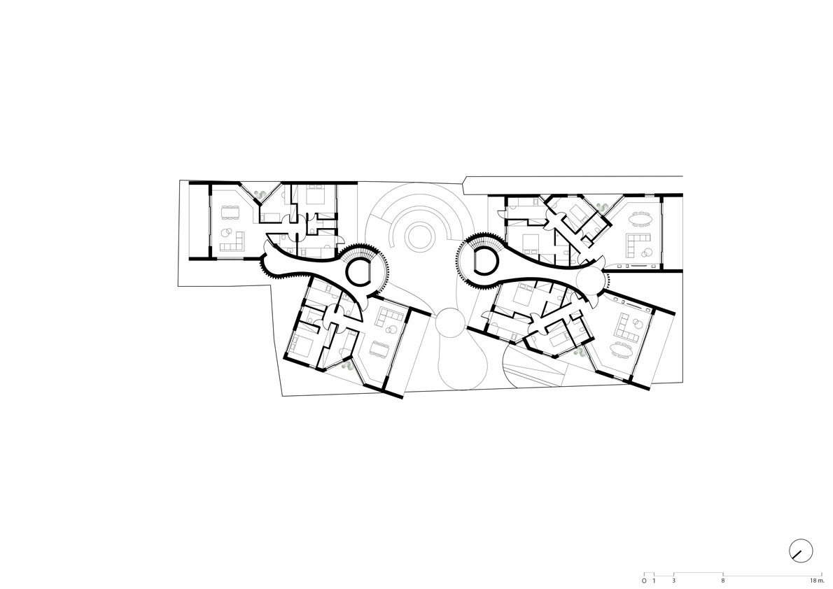 occhiali residence first floor plan