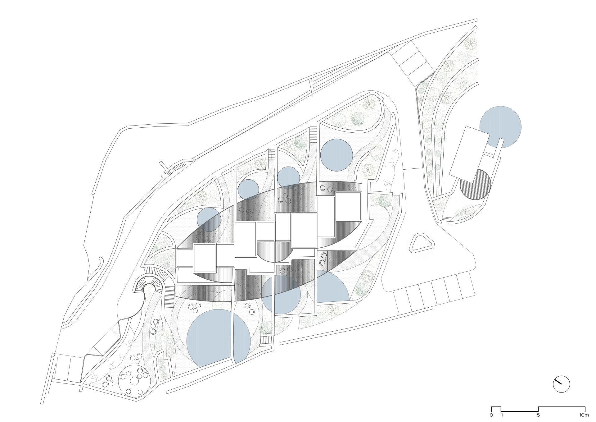 masterplan iris villas Greece the hive architects mykonos